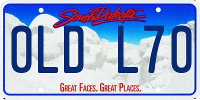 SD license plate 0LDL70