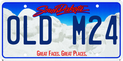 SD license plate 0LDM24