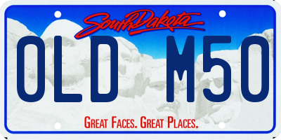 SD license plate 0LDM50