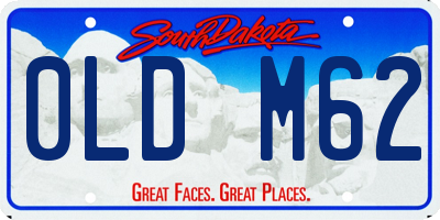 SD license plate 0LDM62