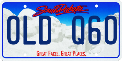 SD license plate 0LDQ60