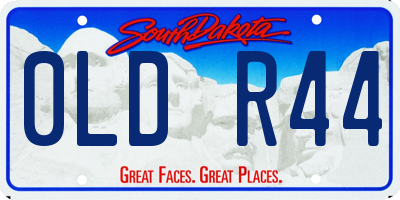 SD license plate 0LDR44