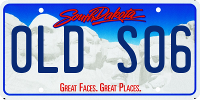 SD license plate 0LDS06