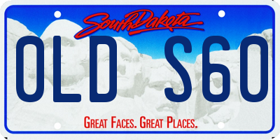 SD license plate 0LDS60