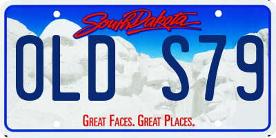 SD license plate 0LDS79