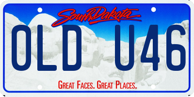 SD license plate 0LDU46