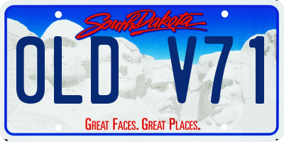 SD license plate 0LDV71