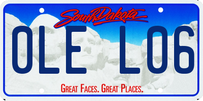 SD license plate 0LEL06