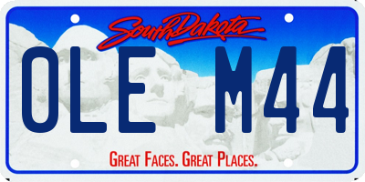 SD license plate 0LEM44