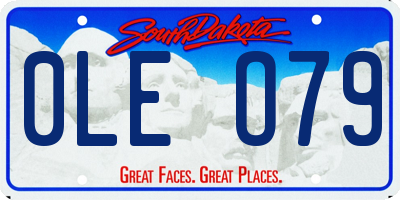 SD license plate 0LEO79
