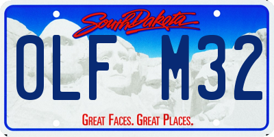 SD license plate 0LFM32