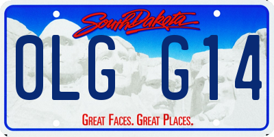 SD license plate 0LGG14
