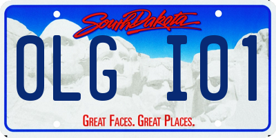 SD license plate 0LGI01