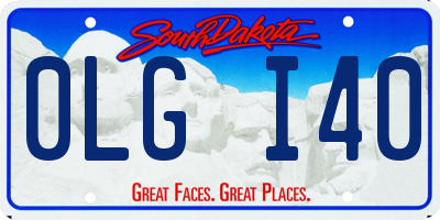 SD license plate 0LGI40