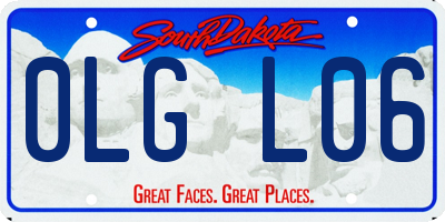 SD license plate 0LGL06