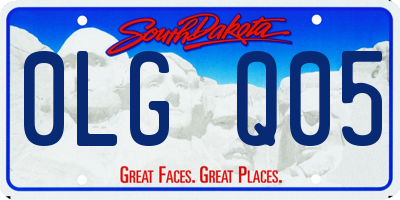 SD license plate 0LGQ05