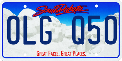 SD license plate 0LGQ50