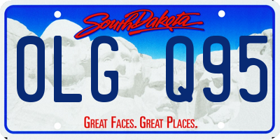 SD license plate 0LGQ95