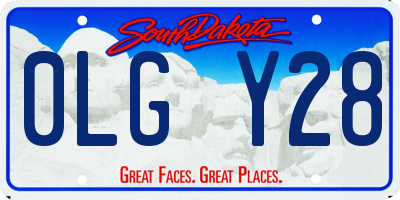 SD license plate 0LGY28