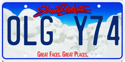 SD license plate 0LGY74