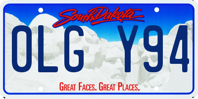 SD license plate 0LGY94