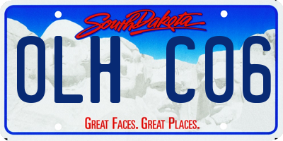 SD license plate 0LHC06