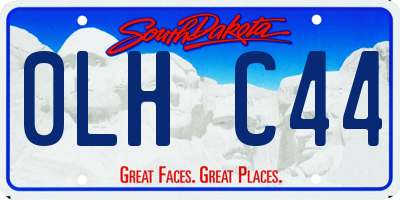 SD license plate 0LHC44