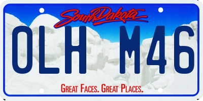 SD license plate 0LHM46