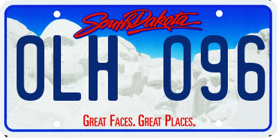 SD license plate 0LHO96