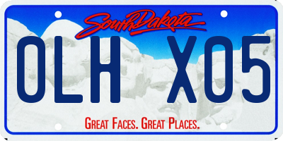 SD license plate 0LHX05