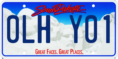 SD license plate 0LHY01