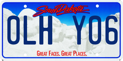 SD license plate 0LHY06