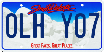 SD license plate 0LHY07