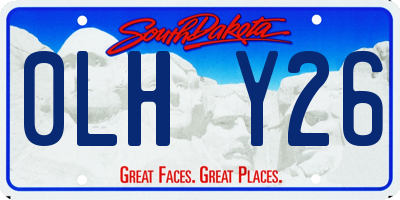 SD license plate 0LHY26