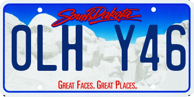 SD license plate 0LHY46
