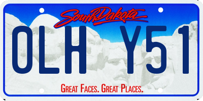SD license plate 0LHY51