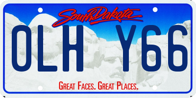 SD license plate 0LHY66