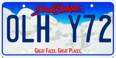 SD license plate 0LHY72