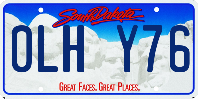SD license plate 0LHY76