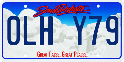 SD license plate 0LHY79