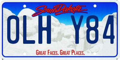 SD license plate 0LHY84