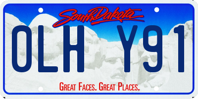 SD license plate 0LHY91