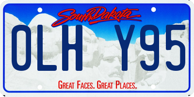 SD license plate 0LHY95