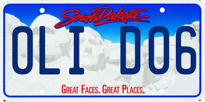 SD license plate 0LID06