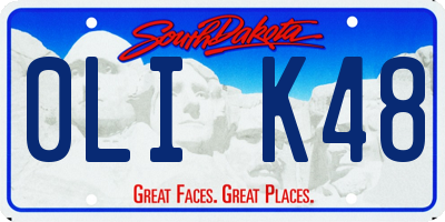 SD license plate 0LIK48