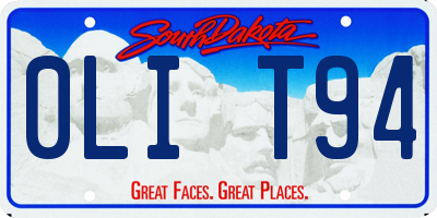 SD license plate 0LIT94