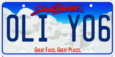 SD license plate 0LIY06