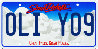 SD license plate 0LIY09