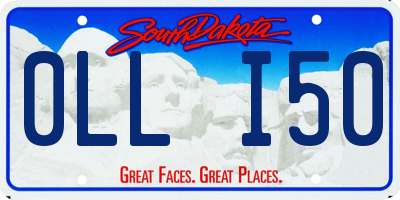 SD license plate 0LLI50