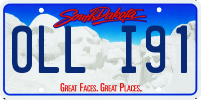 SD license plate 0LLI91